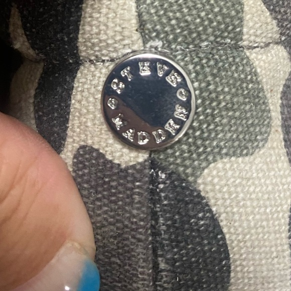 Steve Madden Camouflage Canvas Platform Shoes, Women’s size 9.5 or 9 1/2 - Picture 6 of 8